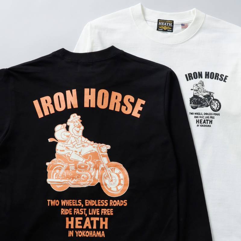 HEATH（ヒース）8.1oz オリジナルUSコットン ロンT 