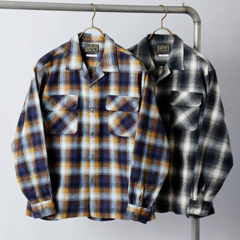 BLUEPORT（ブルーポート） オリジナル 国産オンブレーシャツ