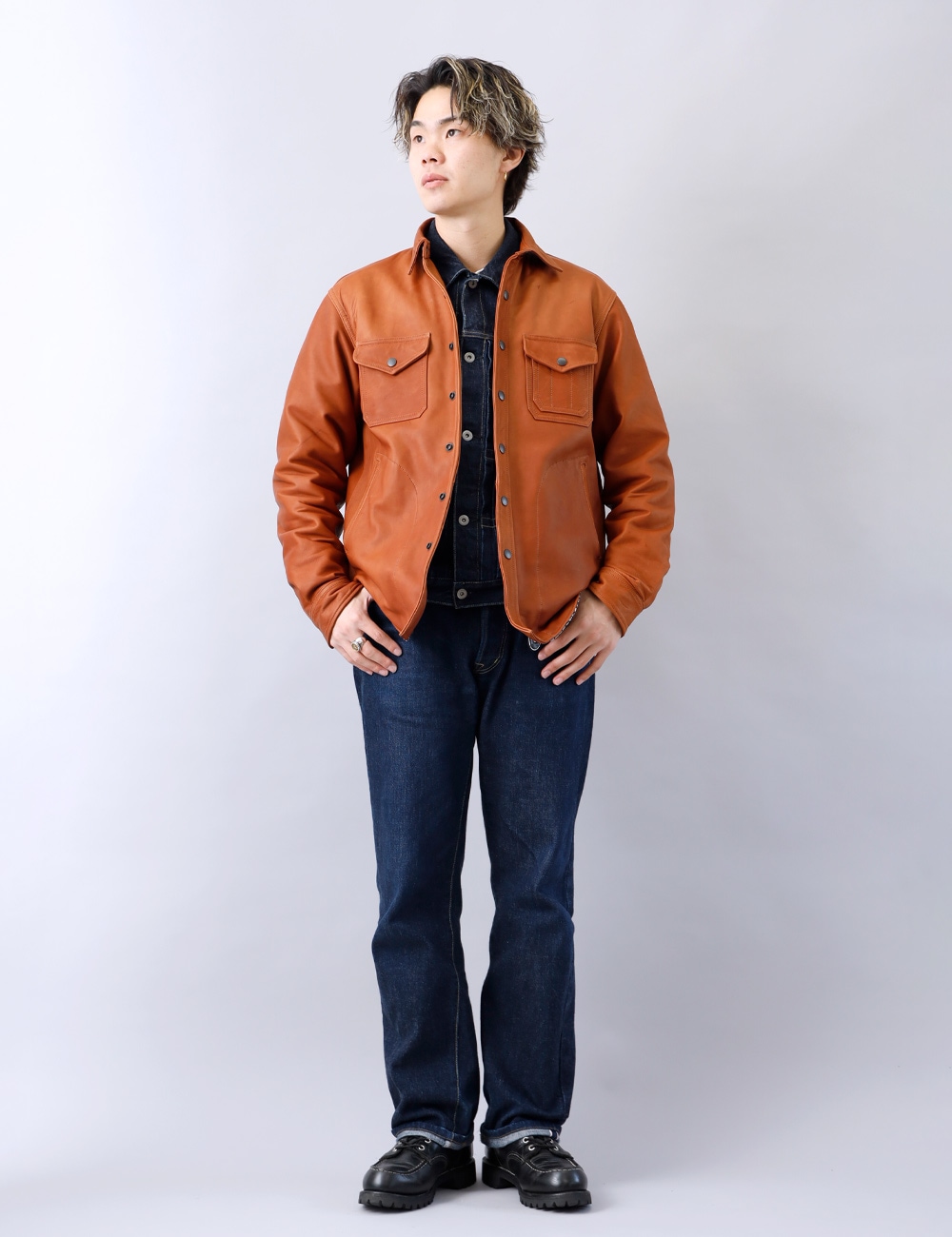 HEATH (ヒース) ホースレザー シャツジャケット｜アメカジファッション