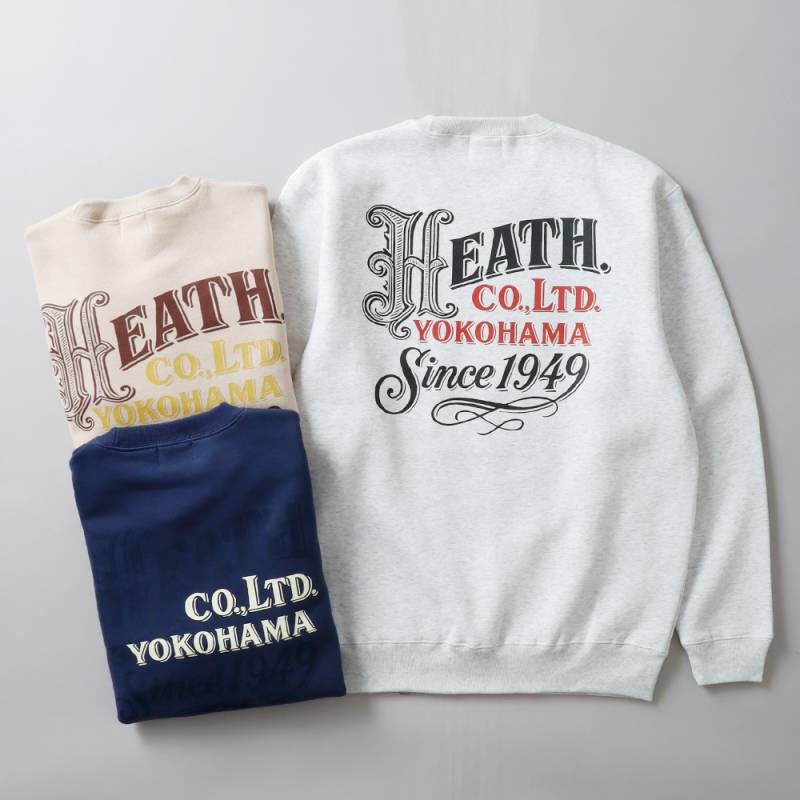 HEATH（ヒース）オリジナル 裏起毛スウェット 