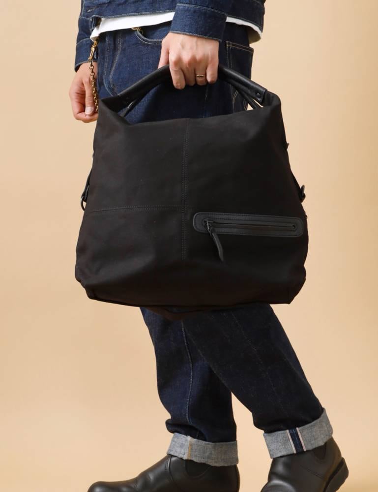 Butler Verner Sails エディターズバッグ 2way 黒 牛革 Butler Verner Sails｜2WAY EDITOR'S BAG 