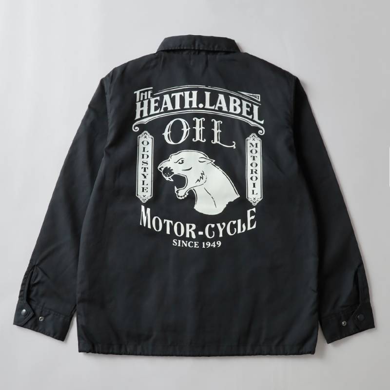 HEATH（ヒース）オリジナルコーチジャケット “HEATH.LABEL OIL”