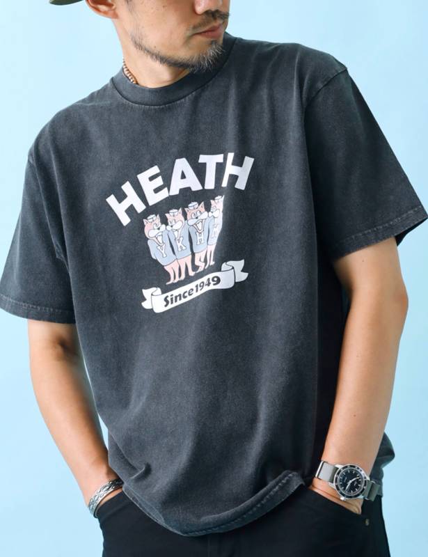 対象アイテム2点お買い上げで10%・3点お買い上げで20%OFF！ HEATH×SCREEN STARS｜別注フロッキーTシャツ 