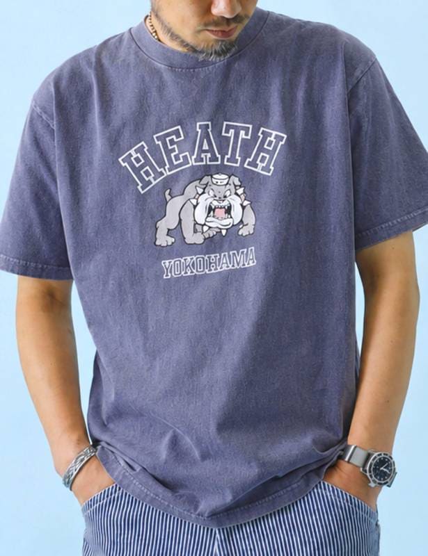 HEATH×SCREEN STARS｜別注フロッキーTシャツ 