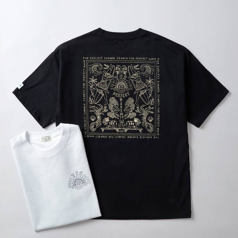 TES（テス）BANDANA EMB ビッグシルエットTシャツ