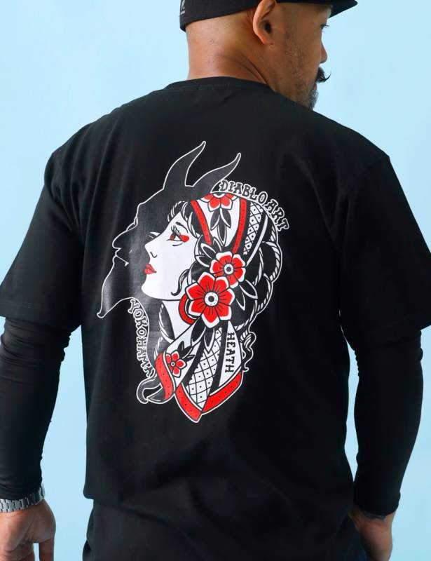対象アイテム2点お買い上げで10%・3点お買い上げで20%OFF！ HEATH×Diablo Art｜オリジナルアートワークTシャツ 