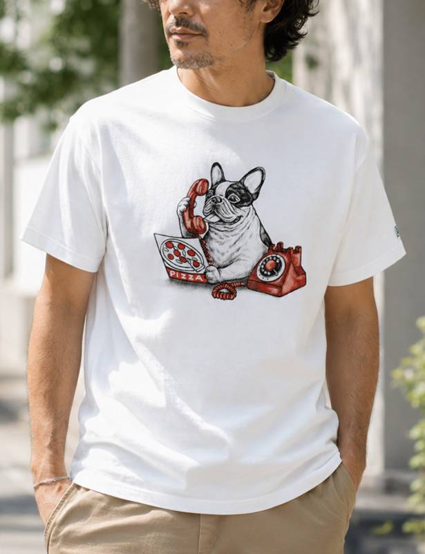 TES｜PIZZA DELIVERY T-SHIRT