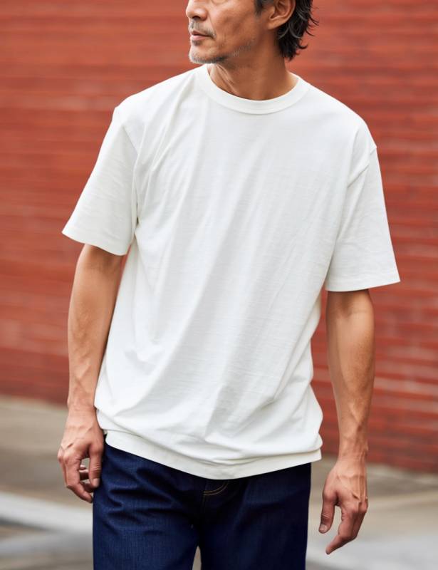 DUBBLE WORKS（ダブルワークス）FALLEN COTTON MID WEIGHT クルーネックT