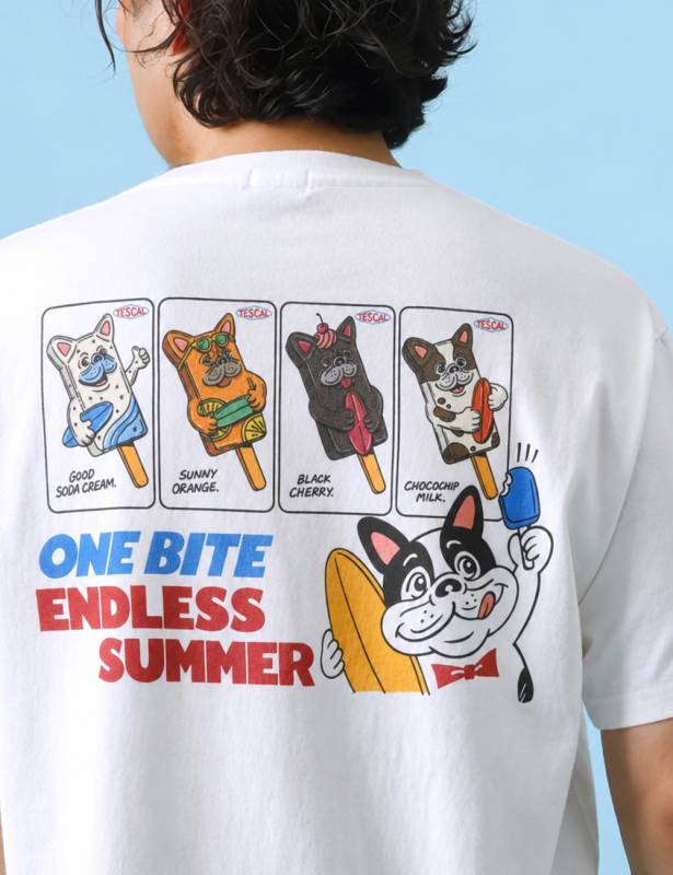 TES｜ONE BITE ENDLESS SUMMER T-SHIRT | 大人のアメカジ｜HEATH公式