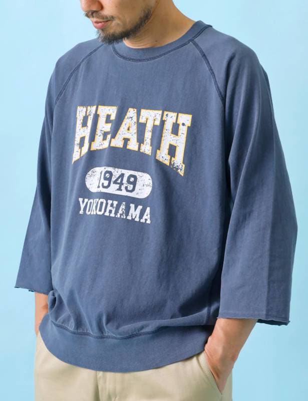 HEATH×SCREEN STARS｜3/4 RAGLAN SLEEVE TEE 