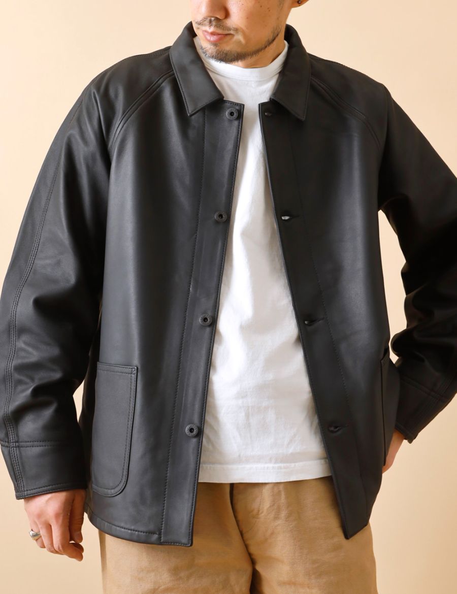 Schott｜LAMB LEATHER COVERALL JACKET