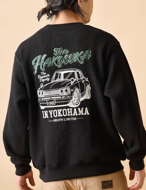 HEATH｜Waffle crew neck 