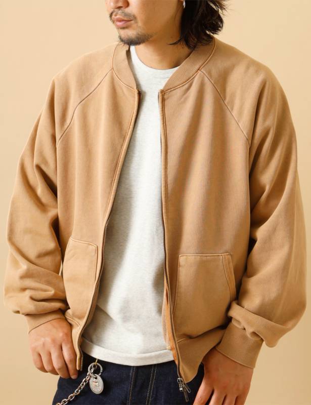 HEATH｜Pigment sweat jacket 