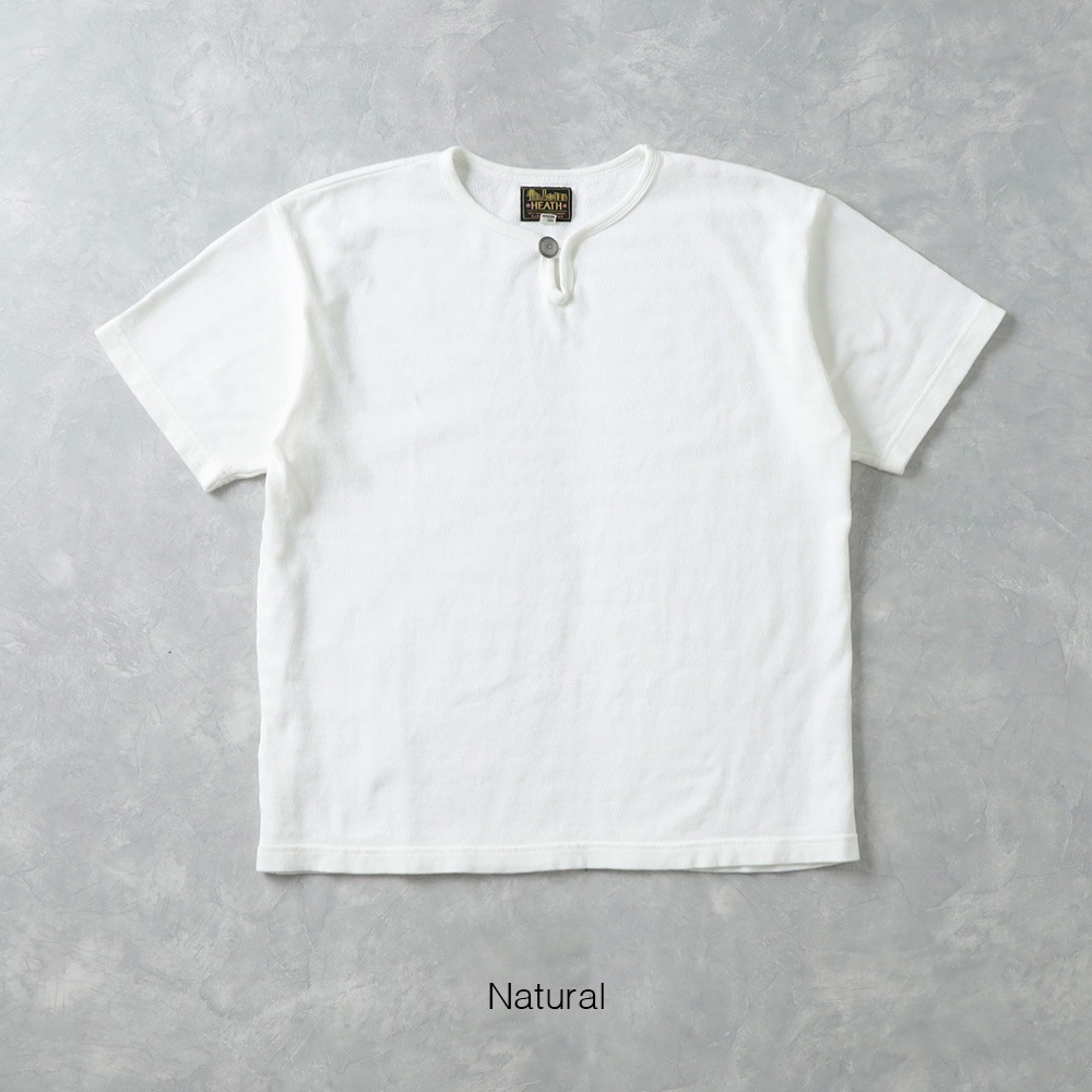  【HEATH】DOMINO HERRINGBONE CONCHO TEEドミノヘリンボーンコンチョTEE