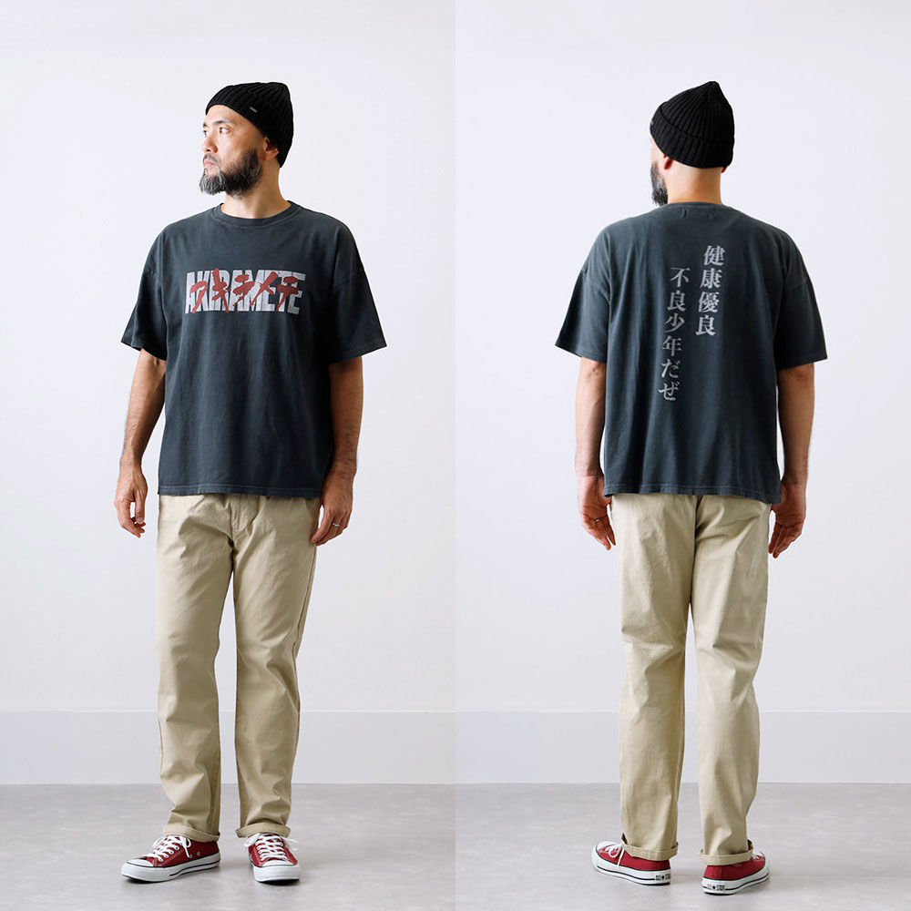 【REMI RELIEF】RN29373180 BIG SIZE TEE<br>天竺BIGサイズTシャツ