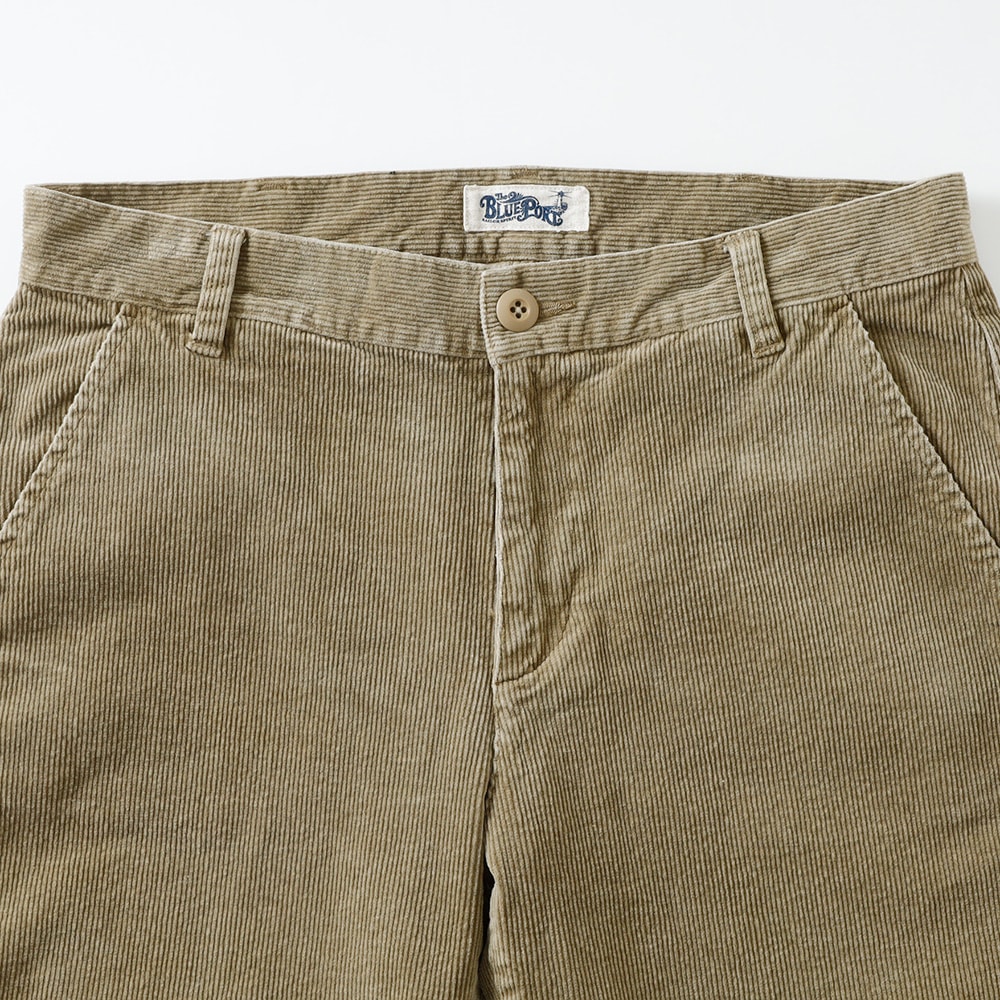  【BLUE PORT】SUMMER CORDUROY SHORTSサマーコーデュロイ ショートパンツ