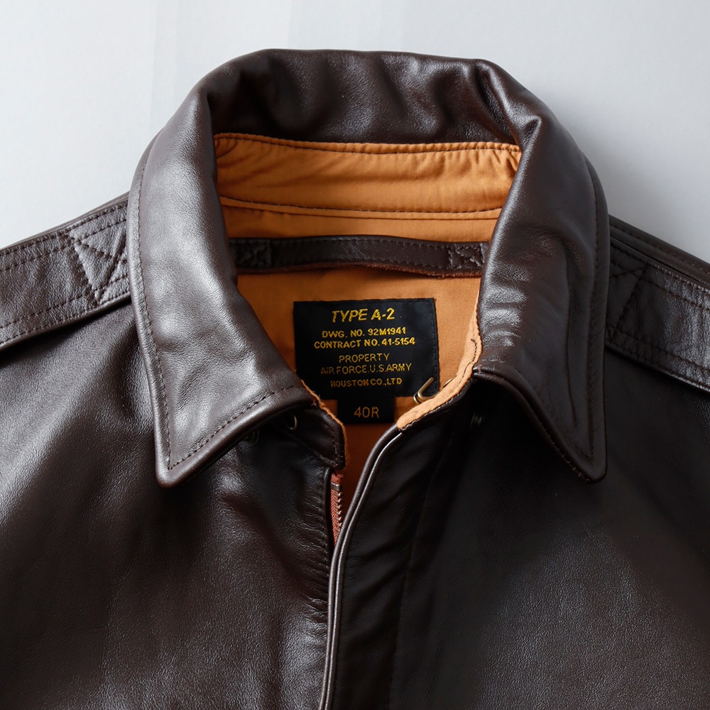 HOUSTON（ヒューストン）A-2 ホースハイド フライトジャケット