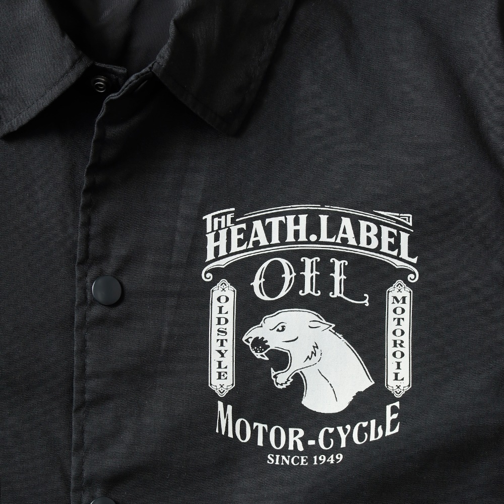 HEATH（ヒース）オリジナルコーチジャケット “HEATH.LABEL OIL”