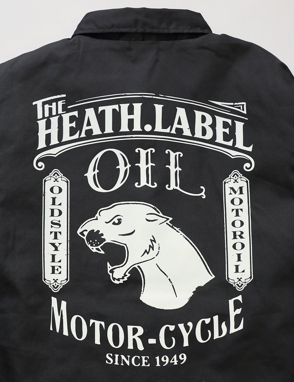HEATH（ヒース）オリジナルコーチジャケット “HEATH.LABEL OIL”