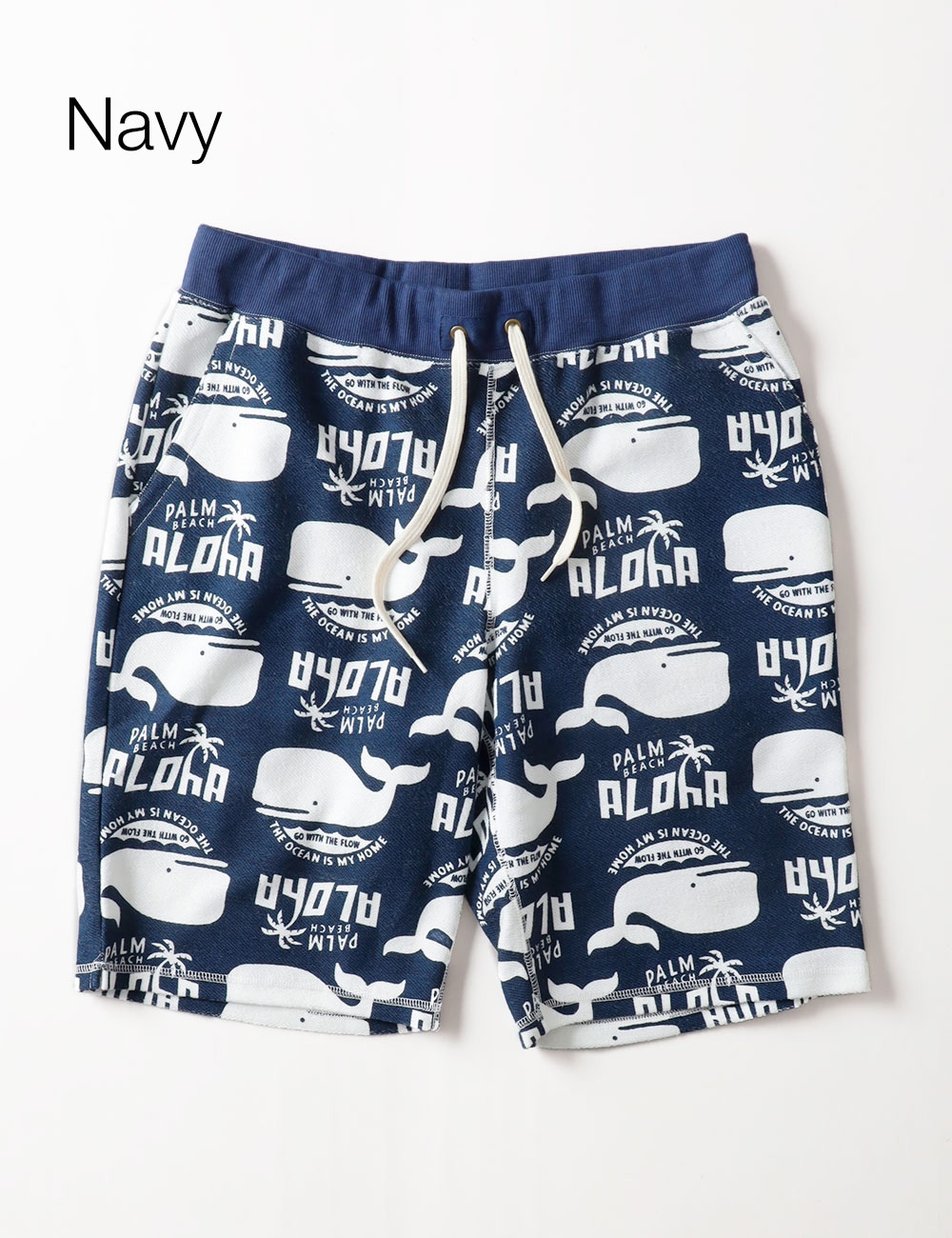 BLUEPORT|総柄スウェットショートパンツ”Summer”