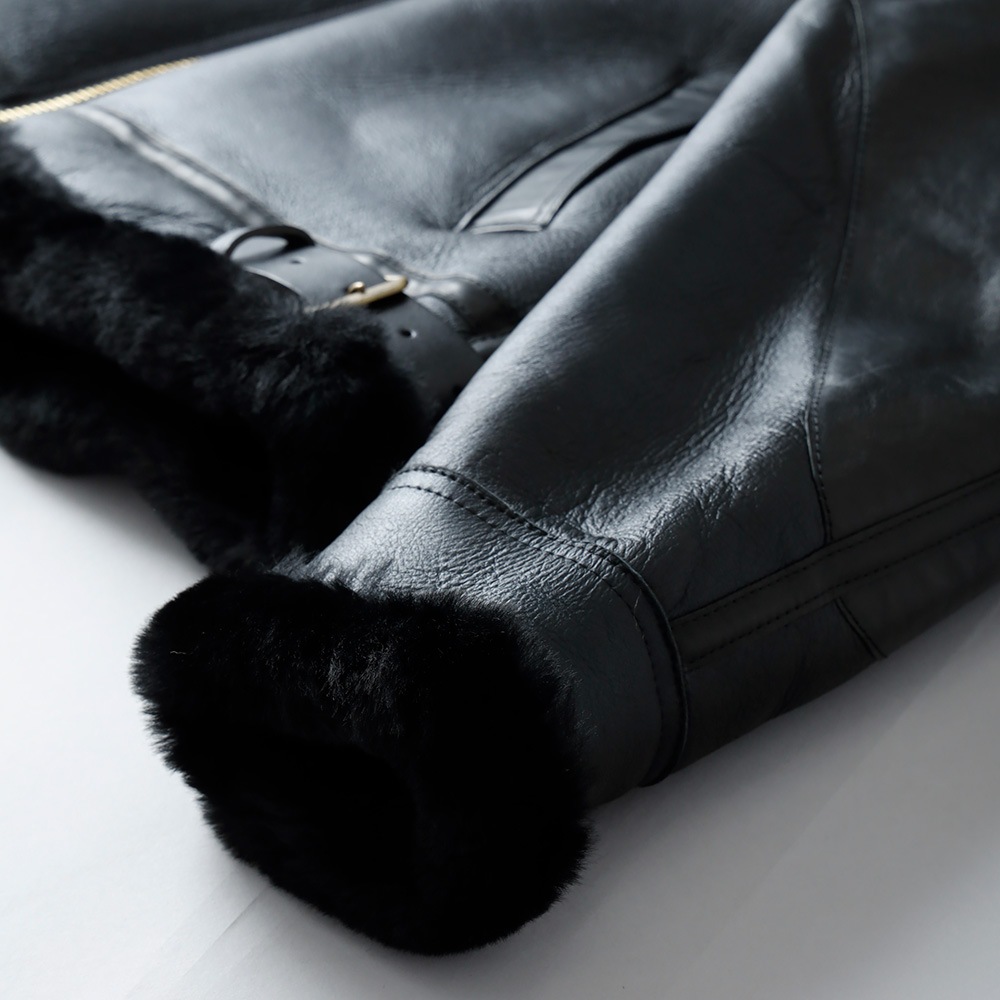 <10%OFF！ファミリーSALE！>◆HOUSTON（ヒューストン）ムートン B-3 フライトジャケット