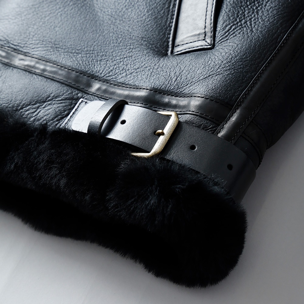 <10%OFF！ファミリーSALE！>◆HOUSTON（ヒューストン）ムートン B-3 フライトジャケット