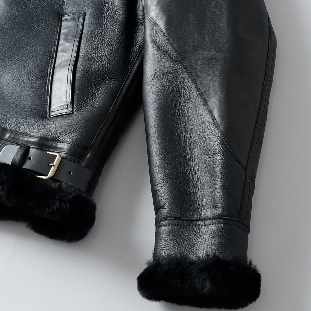 <10%OFF！ファミリーSALE！>◆HOUSTON（ヒューストン）ムートン B-3 フライトジャケット