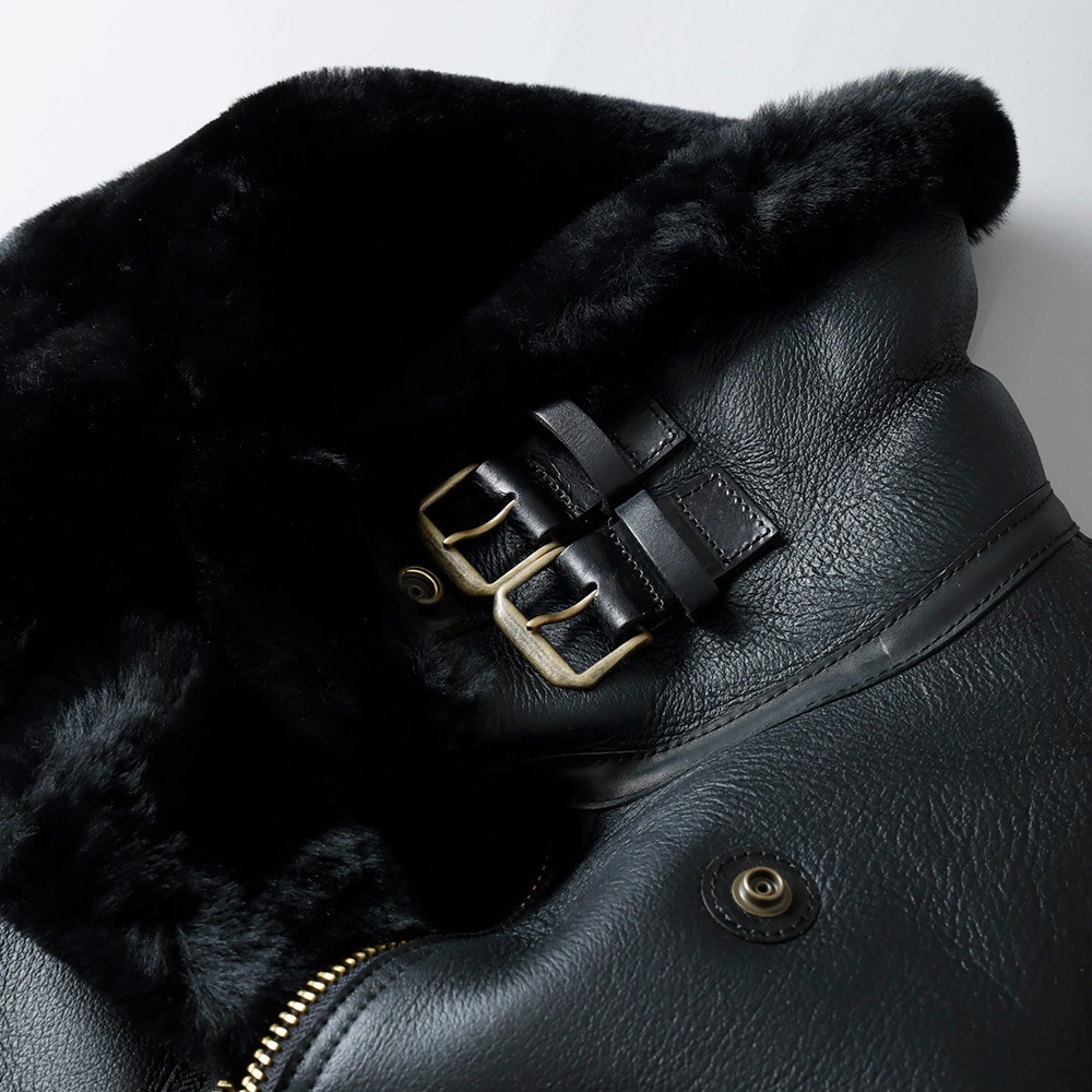 <10%OFF！ファミリーSALE！>◆HOUSTON（ヒューストン）ムートン B-3 フライトジャケット