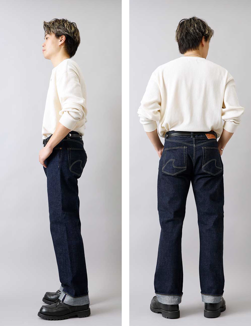 横濱デニム】STRAIGHT JEANS国産ストレートジーンズ｜アメカジ