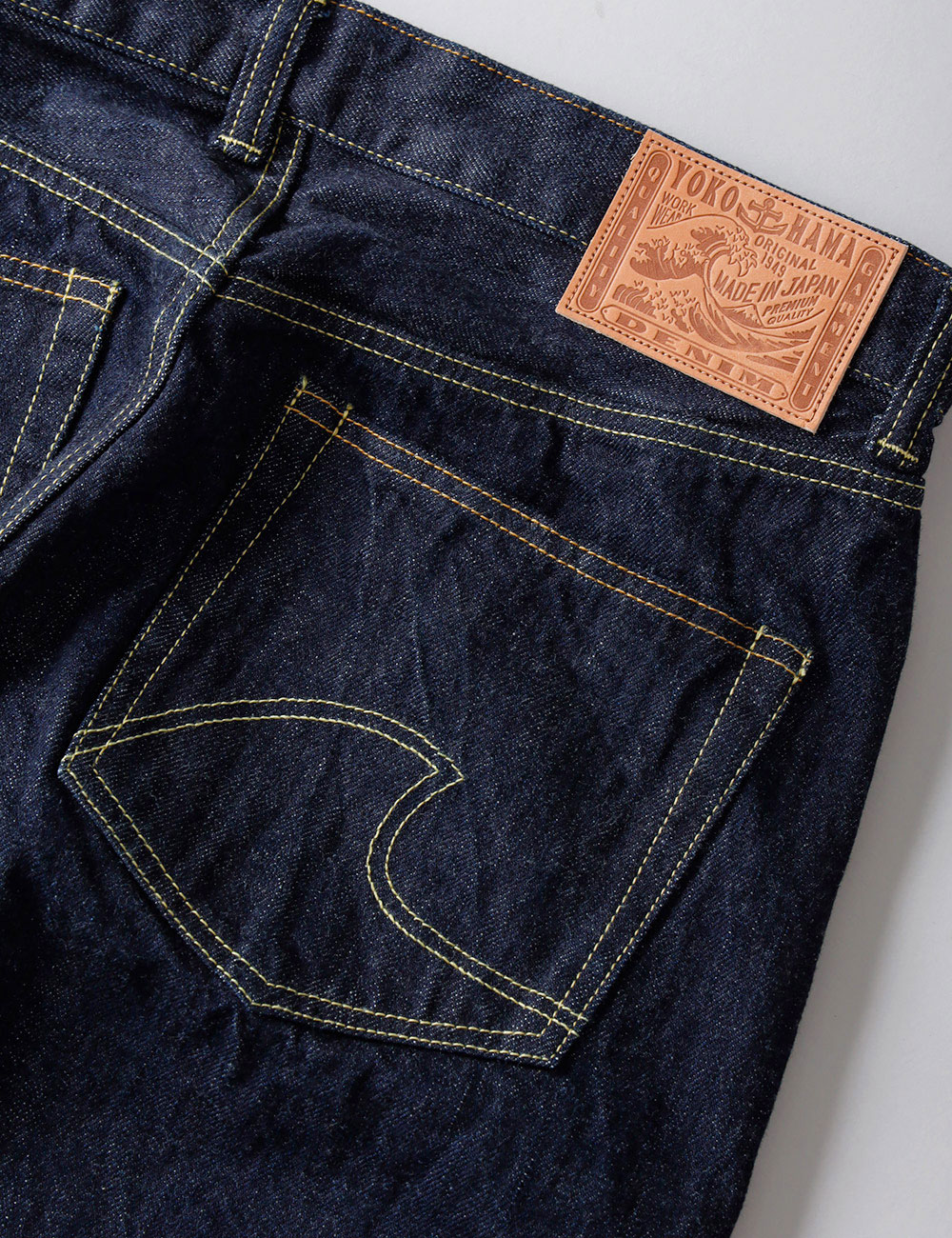 横濱デニム ストレートジーンズ
