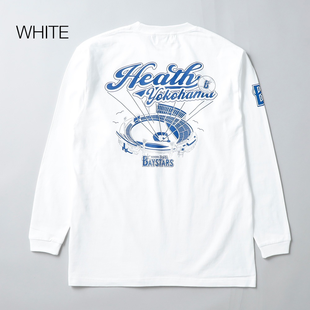 <10%OFF！ファミリーSALE！>◆HEATH（ヒース）横浜DeNAベイスターズ公認ライセンス オリジナルヘビーウェイトロンT 