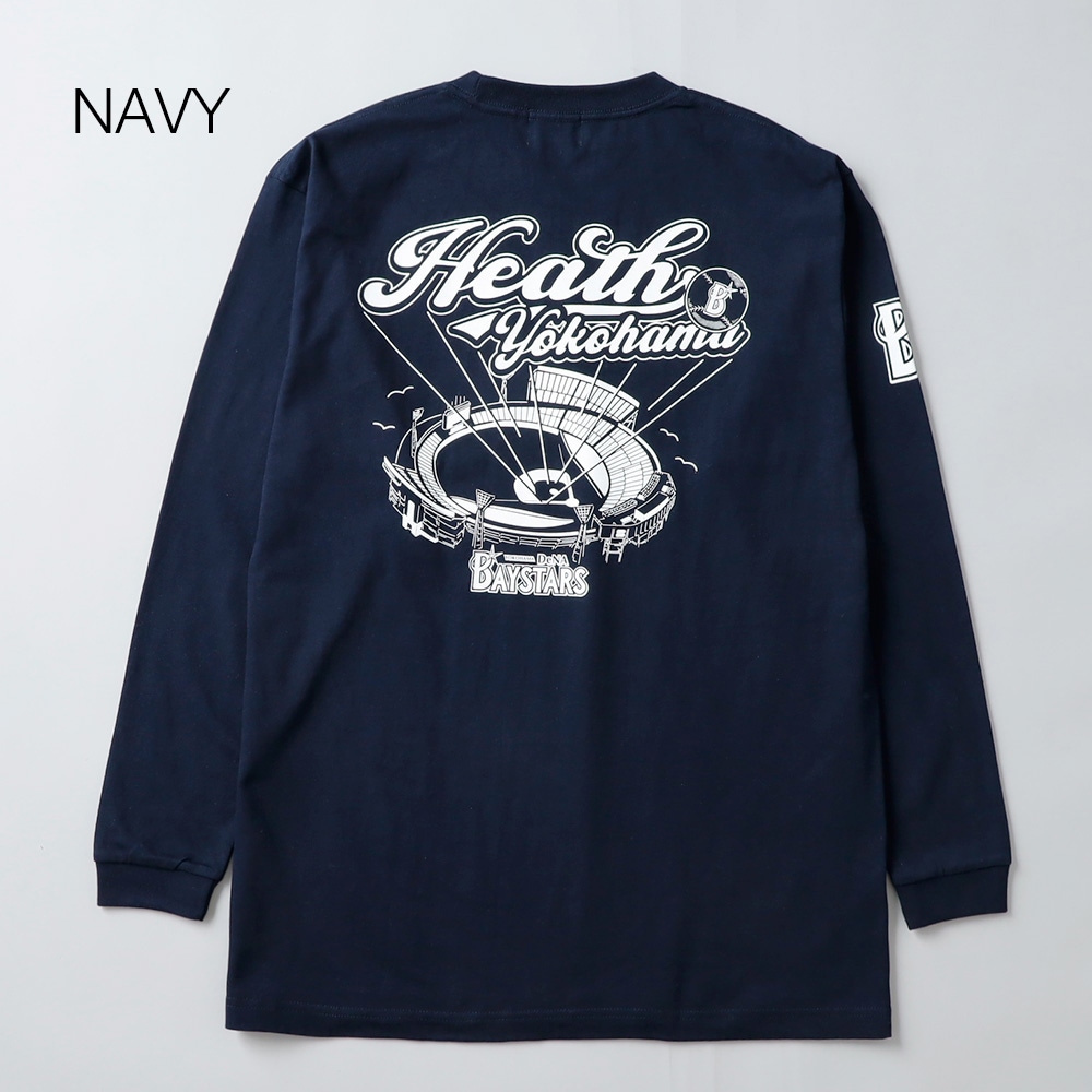 <10%OFF！ファミリーSALE！>◆HEATH（ヒース）横浜DeNAベイスターズ公認ライセンス オリジナルヘビーウェイトロンT 