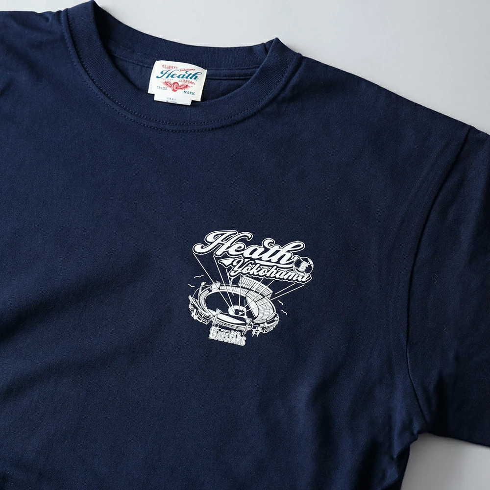 HEATH（ヒース）横浜DeNAベイスターズ公認ライセンス オリジナルヘビーウェイトロンT 