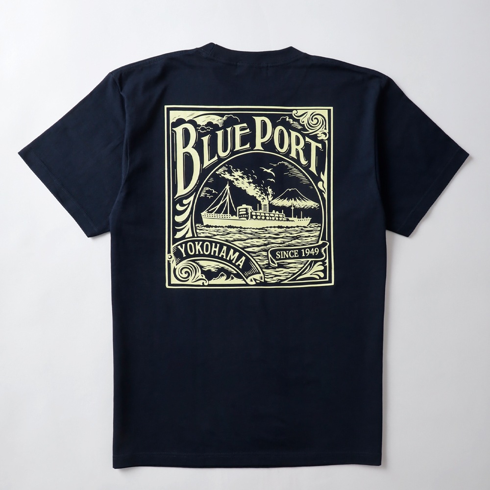 BLUE PORT(ブルーポート) オリジナルアートワーク ヘビーウエイトTシャツ