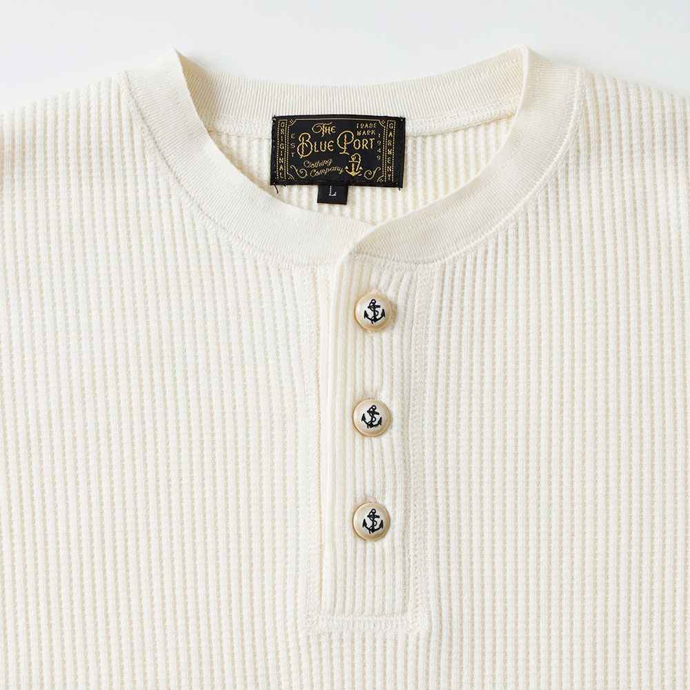 【BLUEPORT】HENLY NECK LIGHT THERMAL L/S 長袖