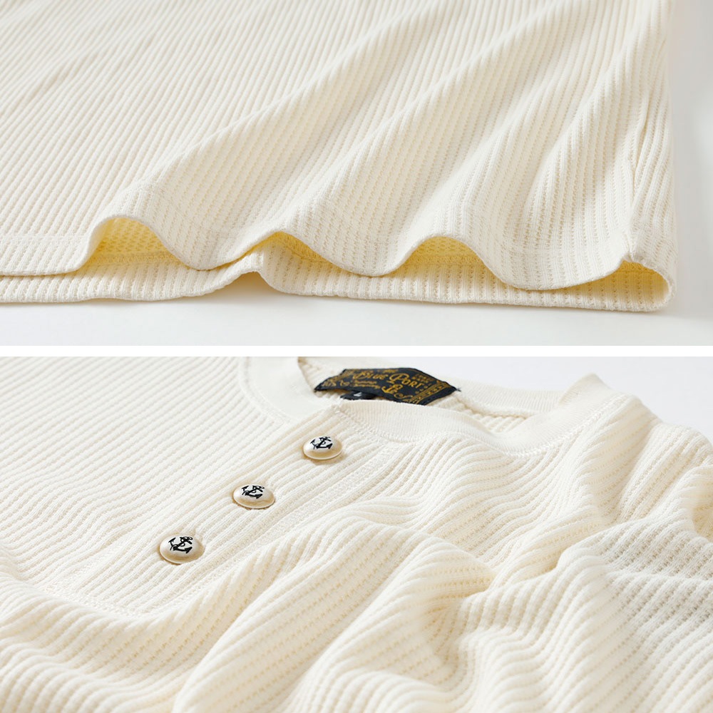 【BLUEPORT】HENLY NECK LIGHT THERMAL L/S 長袖