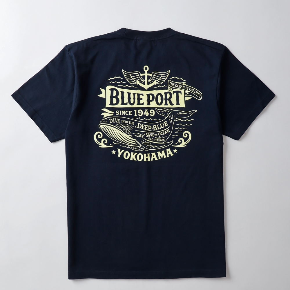 BLUE PORT(ブルーポート) オリジナルアートワーク ヘビーウエイトTシャツ