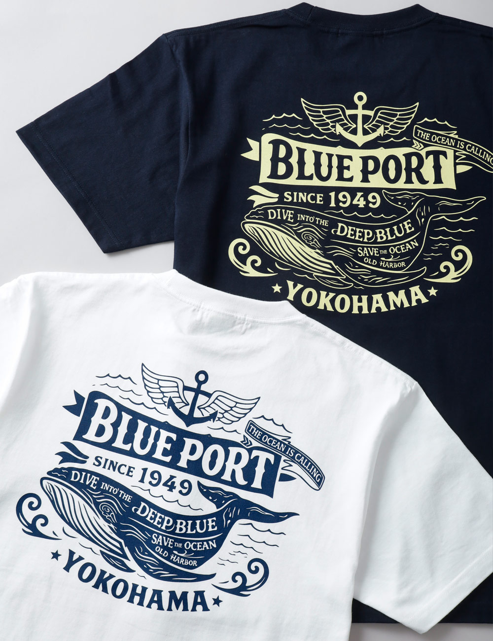 BLUE PORT(ブルーポート) オリジナルアートワーク ヘビーウエイトTシャツ