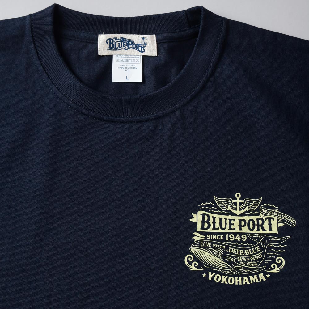 BLUE PORT(ブルーポート) オリジナルアートワーク ヘビーウエイトTシャツ