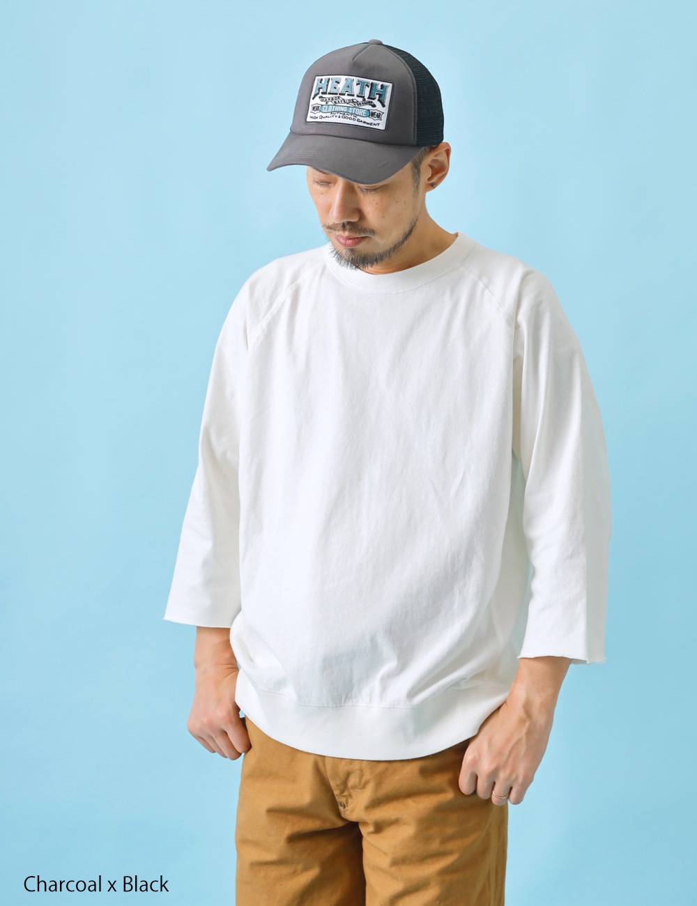 対象アイテム2点お買い上げで10%・3点お買い上げで20%OFF！ HEATH｜刺繍ワッペンメッシュキャップ  