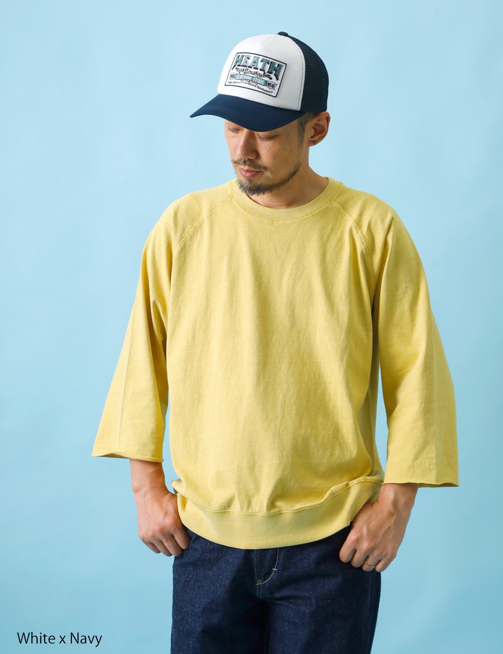 対象アイテム2点お買い上げで10%・3点お買い上げで20%OFF！ HEATH｜刺繍ワッペンメッシュキャップ  