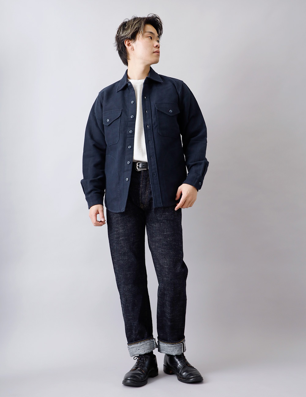 【STUDIO D'ARTISANG】BIGサイズ SD-1001 STRAIGHT REGULAR DENIM GL3レギュラーストレートジーンズ 