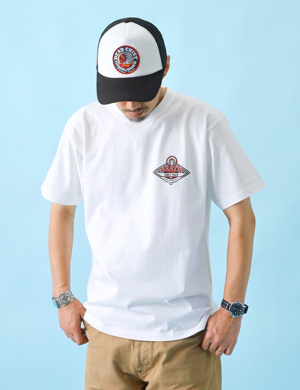 対象アイテム2点お買い上げで10%・3点お買い上げで20%OFF！ HEATH｜オリジナルアートワークTシャツ 
