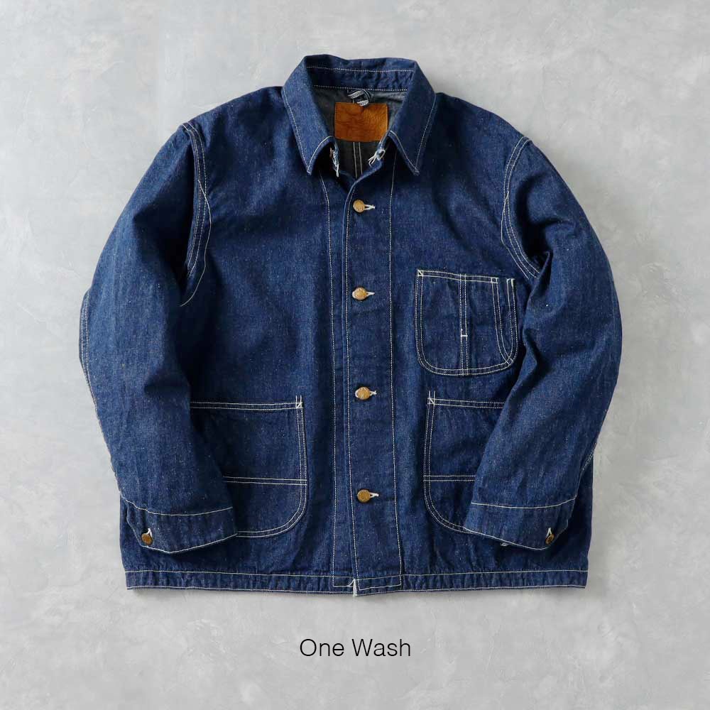 REMI RELIEF】 9.5oz NEP DENIM COVERALL ネップ デニムカバーオール