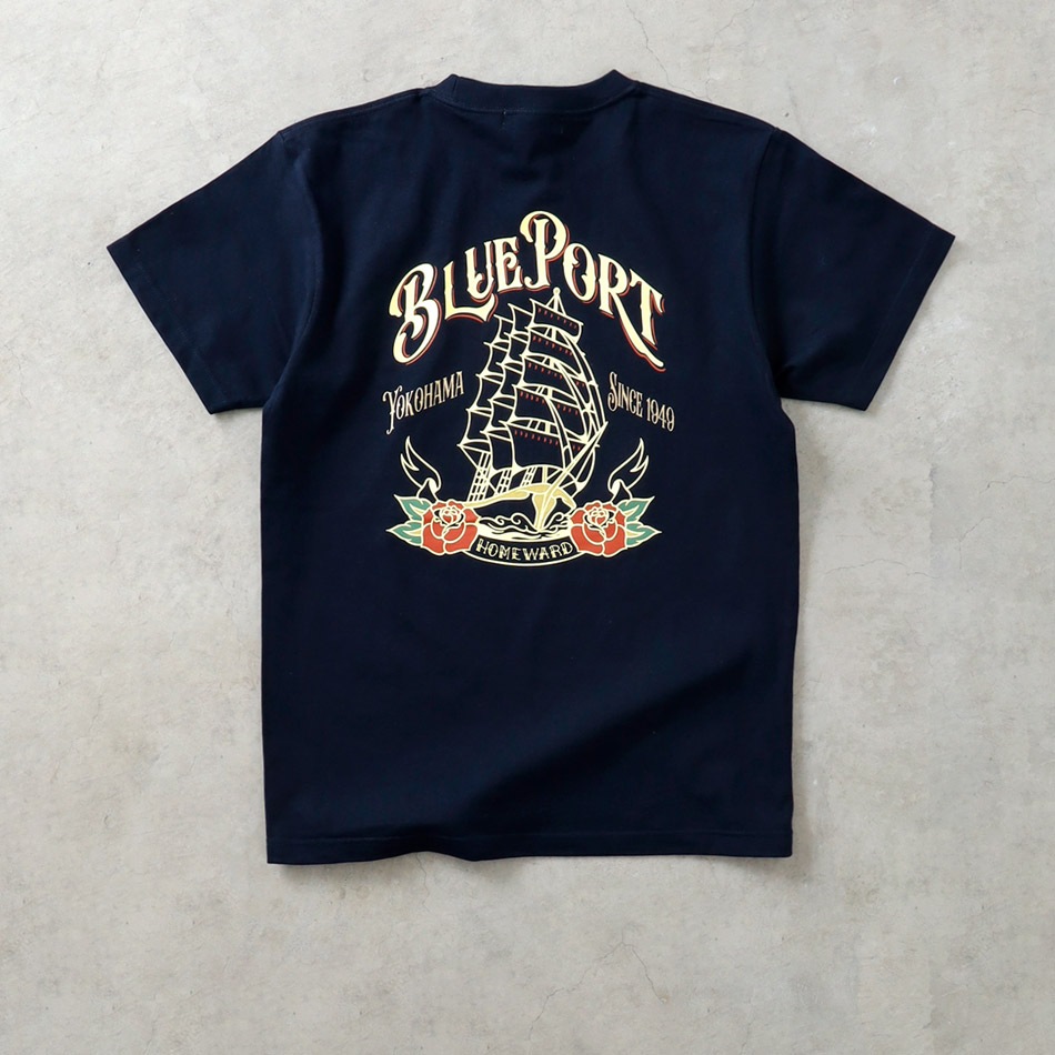 【BLUE PORT】SHIP HEAVY WEIGHT T-SHIRT