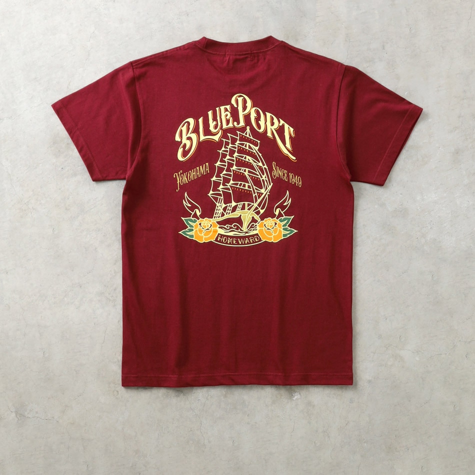 【BLUE PORT】SHIP HEAVY WEIGHT T-SHIRT