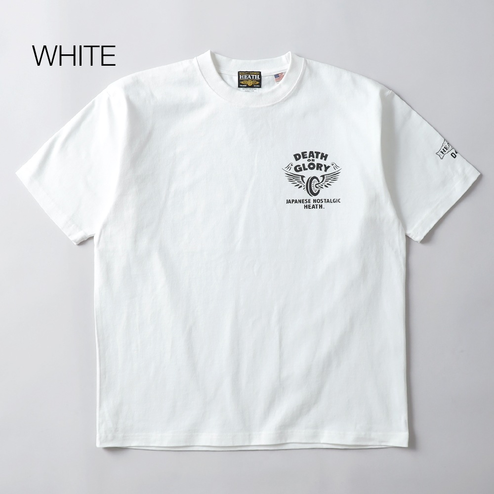 【再入荷】HEATH(ヒース)8.1oz オリジナルUSコットンTEE