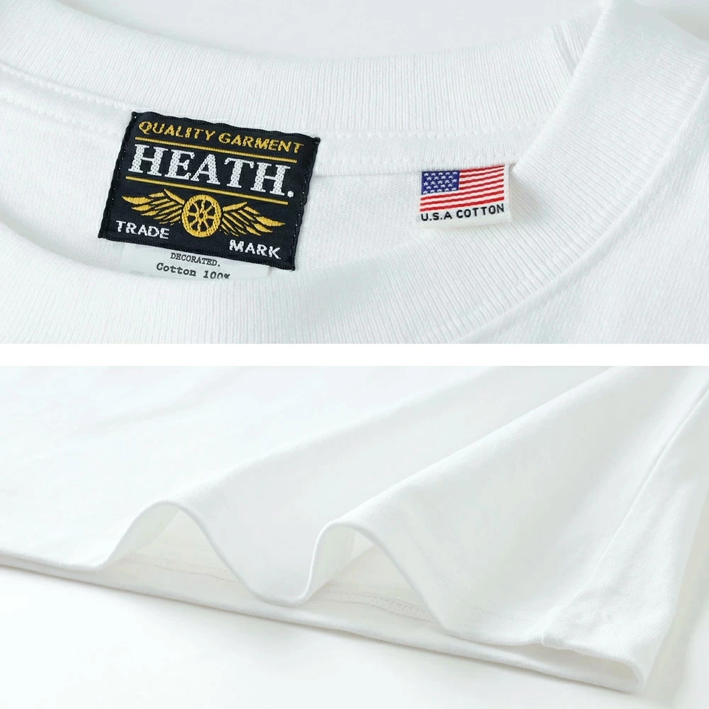 【再入荷】HEATH（ヒース）8.1oz オリジナルUSコットンTEE 