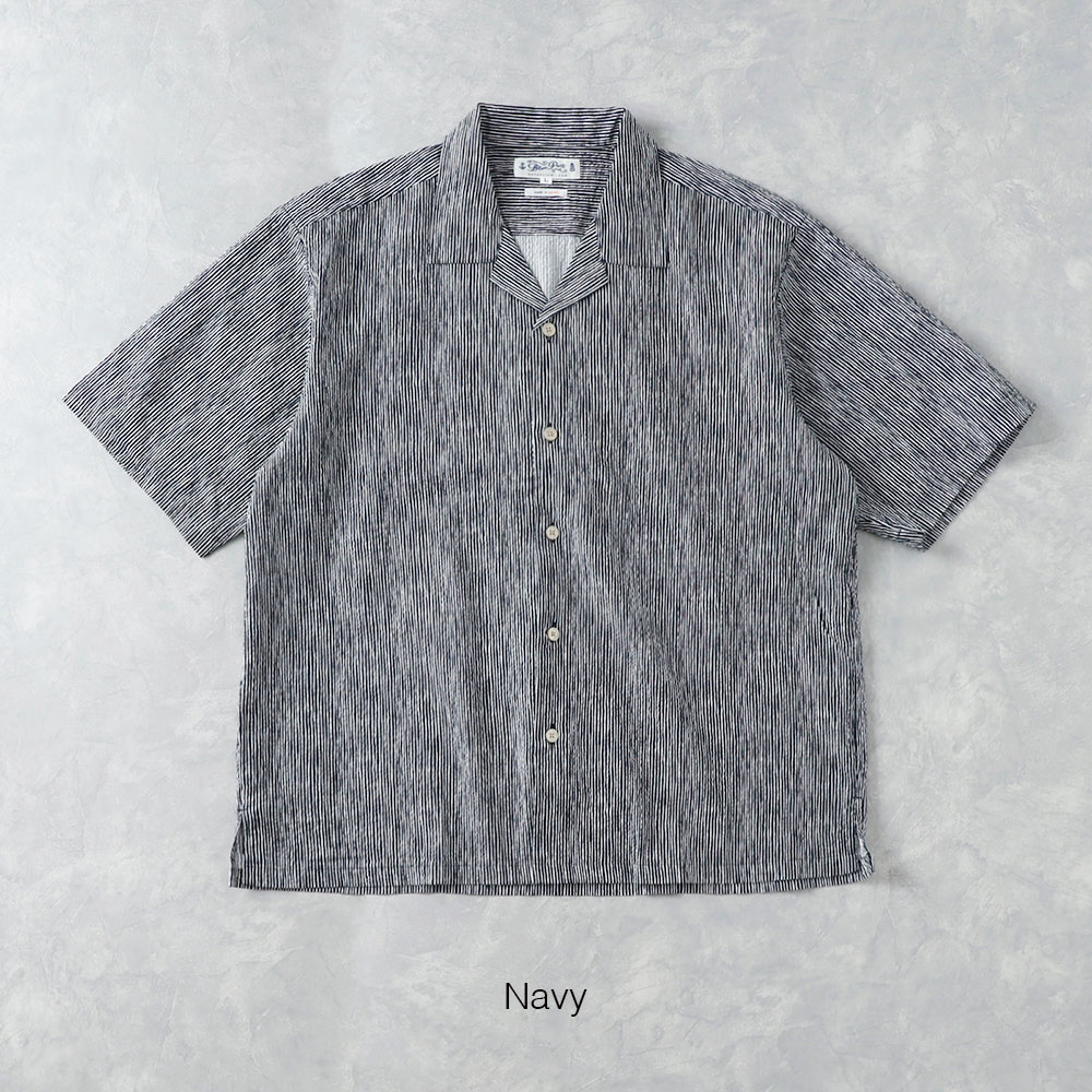  【BLUEPORT】SEERSUCKER SHIRT国産シアサッカーシャツ