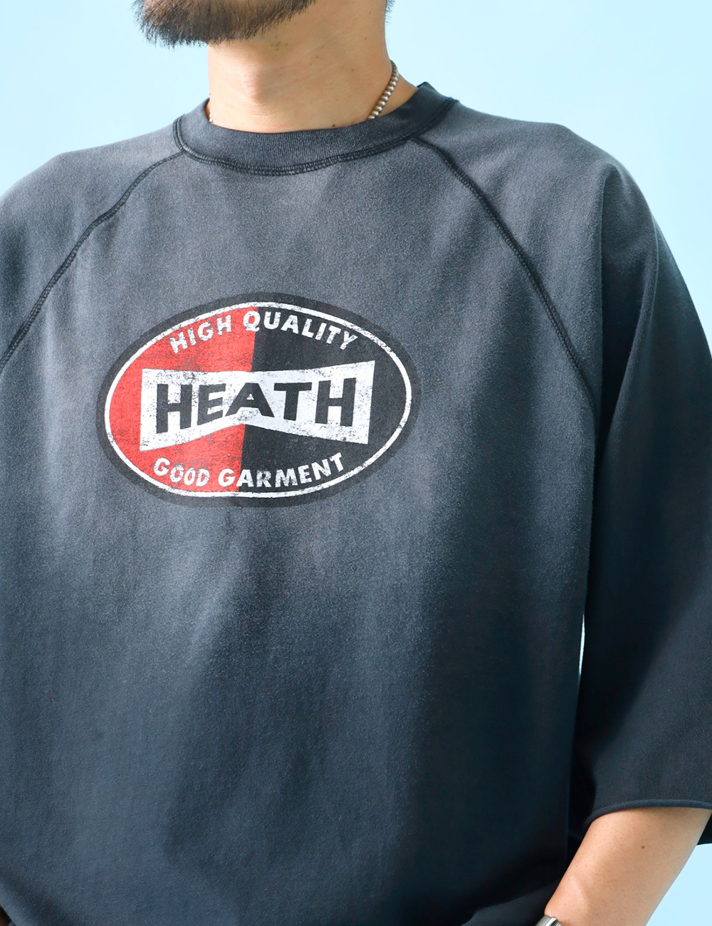 HEATH×SCREEN STARS｜別注サンバーンド七分袖Tシャツ 